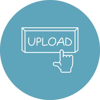 Simge vektör illüstrasyon tasarımı yükle