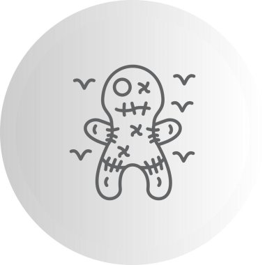 Voodoo Bebek Web simgesi vektör illüstrasyonuName