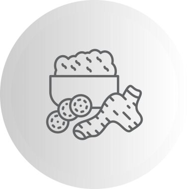 Bir kase zencefil kökü ve kurabiye