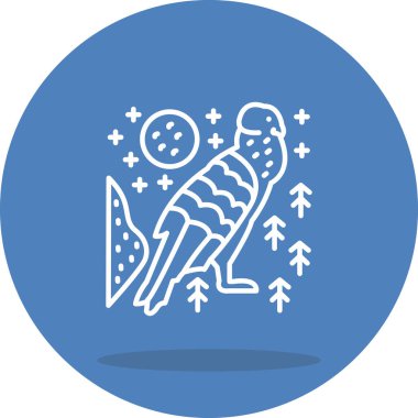 And Akbaba simgesi vektör illüstrasyon tasarımı