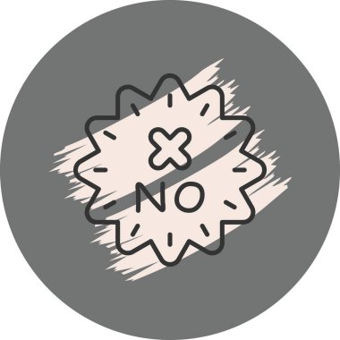 Konuşma balonu çizgisi simgesi, metin basit illüstrasyonlu web etiketi