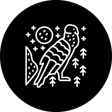 And Akbaba simgesi vektör illüstrasyon tasarımı