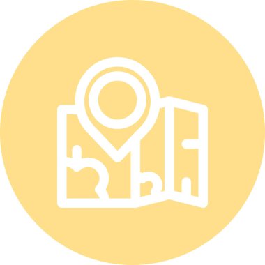 Map Stylish Modern Flat Design Feature