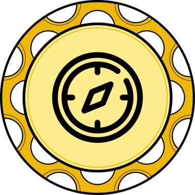 Pusula aracı gezinme web simgesi