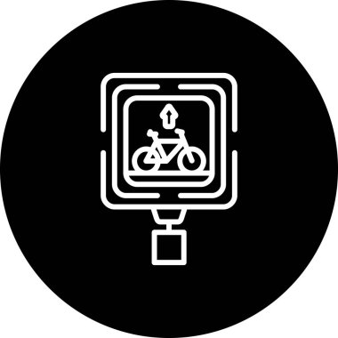 Bisiklet Yolu Zarif Modern Sanat Düzenlemesi