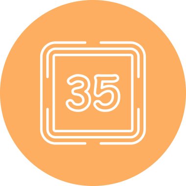 35 web simgesi vektör illüstrasyonu