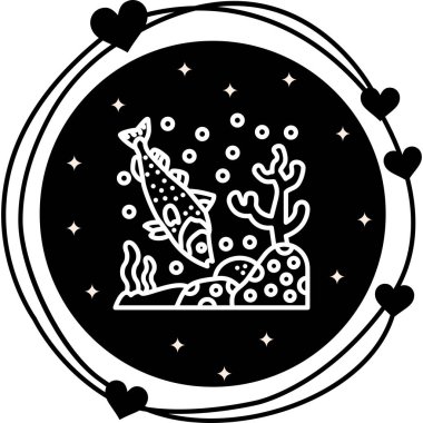 Cod Satır Simgesi, Vektör İllüstrasyonu