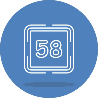 58 web simgesi vektör illüstrasyonu