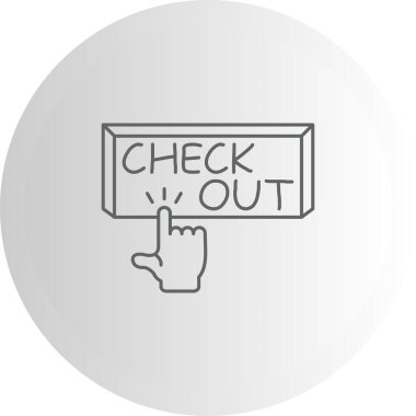 Parmak Tuşu Ayırt Edilebilir Profesyonel Yaratıcı Grafik Elementi