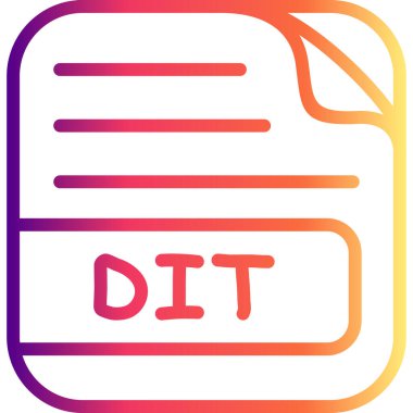 DIT Dosyası Yüksek Çözünürlüklü Sanat Sembolü