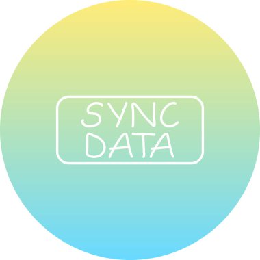  veri simgesi vektör illüstrasyon tasarımı