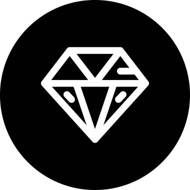 Elmas web simge vektör çizim