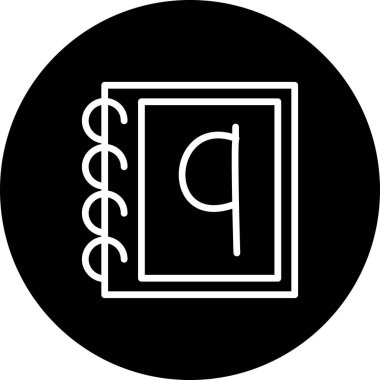 Küçük Harf Q web simgesi vektör illüstrasyonu