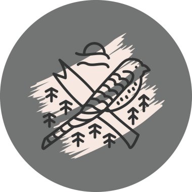 Barn Swallow ikon vektör illüstrasyon tasarımı