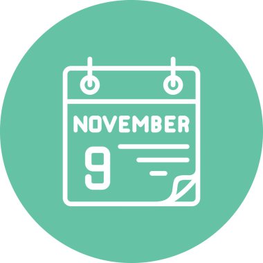 9 Kasım Yüksek Kaliteli Modern Vektör Elemanı