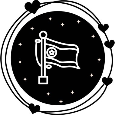 Kuzey Kore ulusal bayrağı, simge tasarımı ögesi