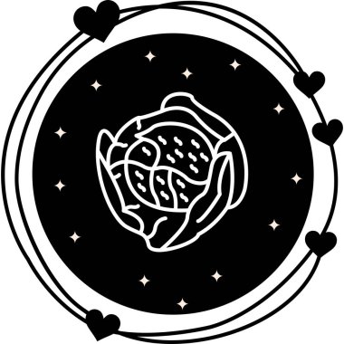 Lahana Ağı simgesinin vektör illüstrasyonu