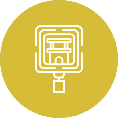 Tarihi Siteler Biçimli Yaratıcı Tasarım Elementi