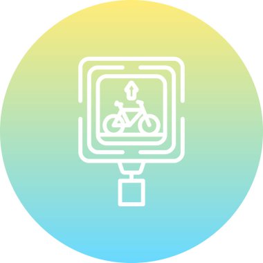 Bisiklet Yolu Özel Yenilikçi Marka Tasarımı Düzeni