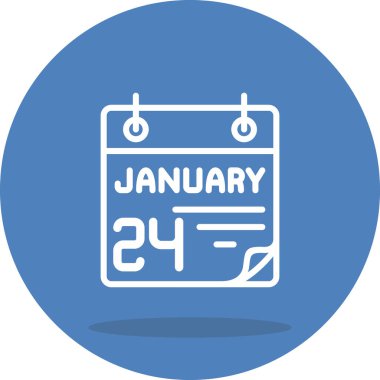 24 Ocak Biçimli Marka Vektörü Özelliği