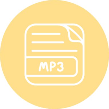 Mp3 Dosyası Gelişmiş Yaratıcı Arayüz Grafik ŞekliName