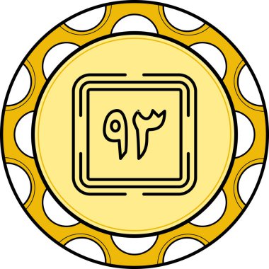 93 Web simgesi vektör illüstrasyonu