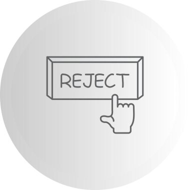 Parmak Tıklatma Tuşu Profesyonel Temizlik Kullanıcı Arayüzü Elementini Reddet