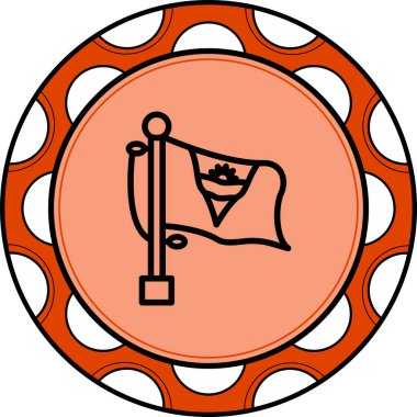 Antigua ve Barbuda 'nın ulusal bayrağı, simge tasarımı ögesi