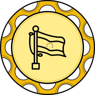 Venezuela simgesinin ulusal bayrağı, tasarım ögesi