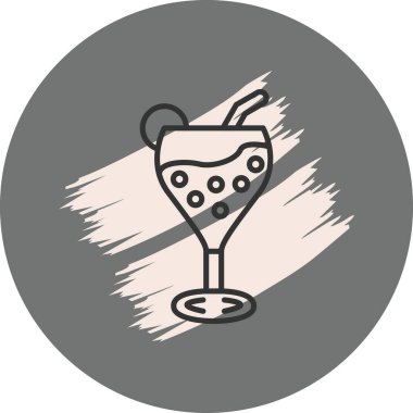 Tatil Kokteyli Gelişmiş İşlevsel Web Arayüzü Sembolü