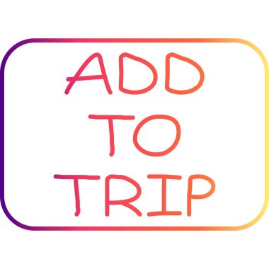 Trip web simgesi vektör illüstrasyonuna ekle