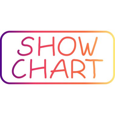 Grafik web simgesi vektör çizimini göster