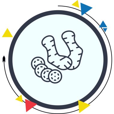 Taro Yaratıcı Modern Düz Vektör Tasarımı