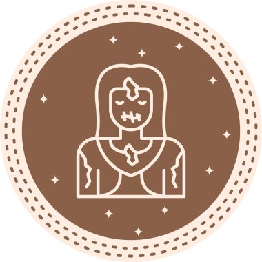 Kırık hatları ve yıldızlı geçmişi olan bir kadın.