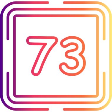 73 Web simgesi vektör illüstrasyonu