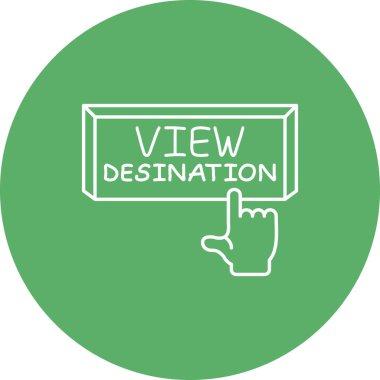 Hedef Web simgesi vektör illüstrasyonunu göster