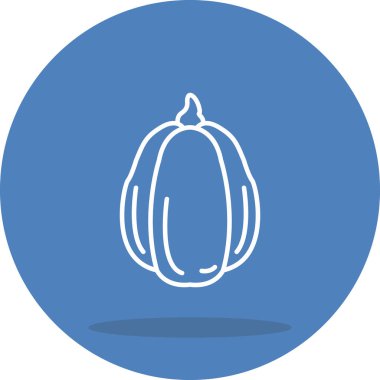 Chayote Zarif Asgari Dijital Grafik Sembolü