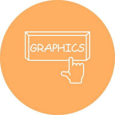 Grafik Parmak Tuşu Modern Soyut Yaratıcı Tasarım Varlığı