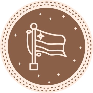 Aruba 'nın ulusal bayrağı, simge tasarımı ögesi