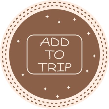 Trip web simgesi vektör illüstrasyonuna ekle