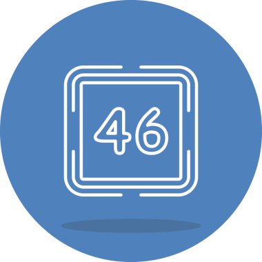 Kırk altı web simgesi vektör illüstrasyonu