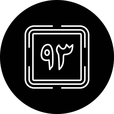 93 Web simgesi vektör illüstrasyonu