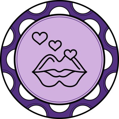 Yüksek Kaliteli Modern Vektör Elementini Öp