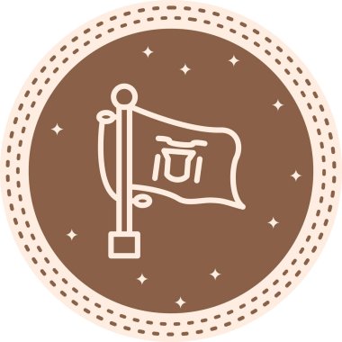 Melilla 'nın ulusal bayrağı, simge tasarımı ögesi