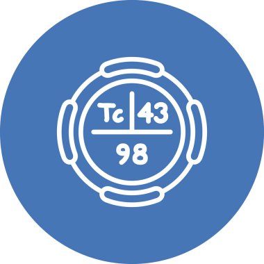 Teknik sembol, periyodik tablonun kimyasal elementi, vektör simgesi