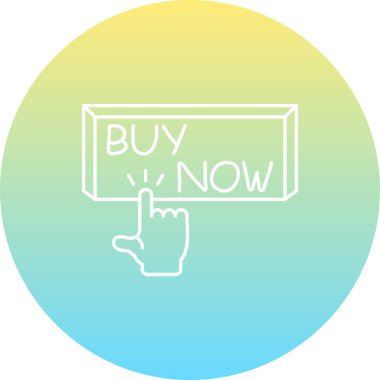 Şimdi Simge Basit düz illüstrasyon al