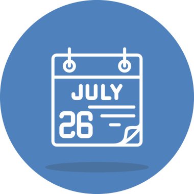 26 Temmuz Gelişmiş İşlevsel Web Arayüzü Sembolü