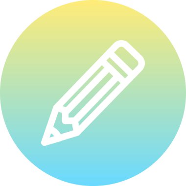 Pencil icon, vector illustration simple design
