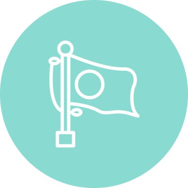 national flag of Palau, icon design element