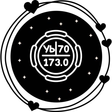 Ytterbium Kimyasal Element Basit Simge, Vektör